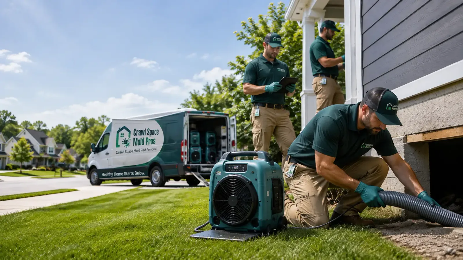 Crawl Space Mold Removal in Hallowell, ME